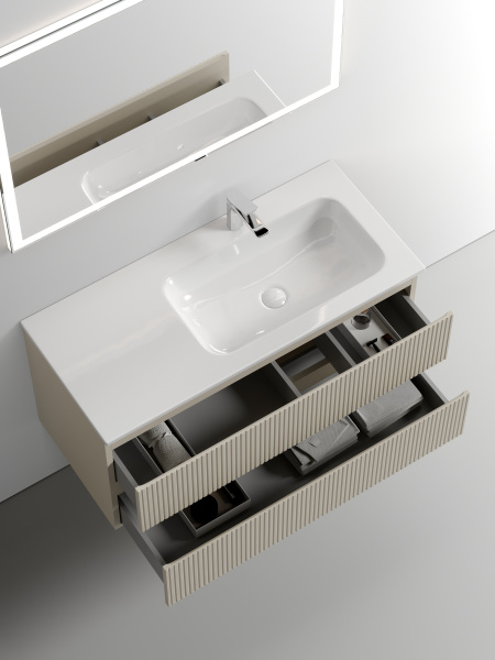 Тумба под раковину Sancos  Snob T SNT100RCE Beige Soft